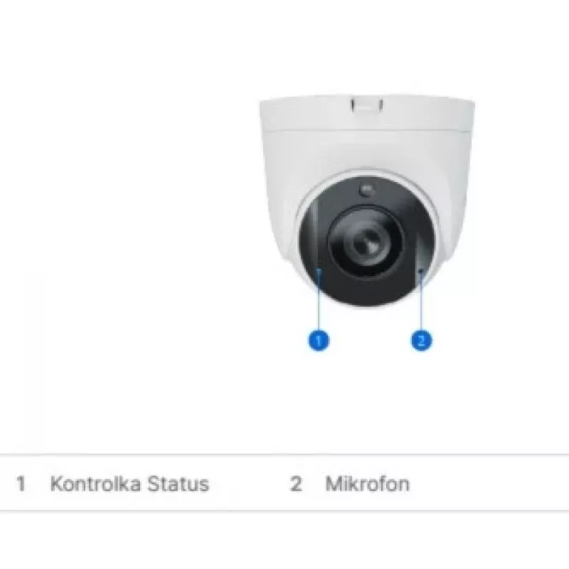 Synology TC500 valvontakamera turret IP-valvontakamera sisä- ja ulkokäyttöön 2880 x 1620 pikseliä katto