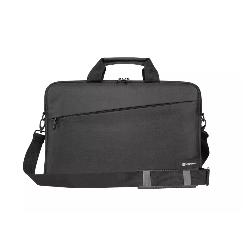 Salkku NATEC Beira 39,6 cm (15,6 inch) — polyesteri, 1 pääosasto, olkahihna, musta