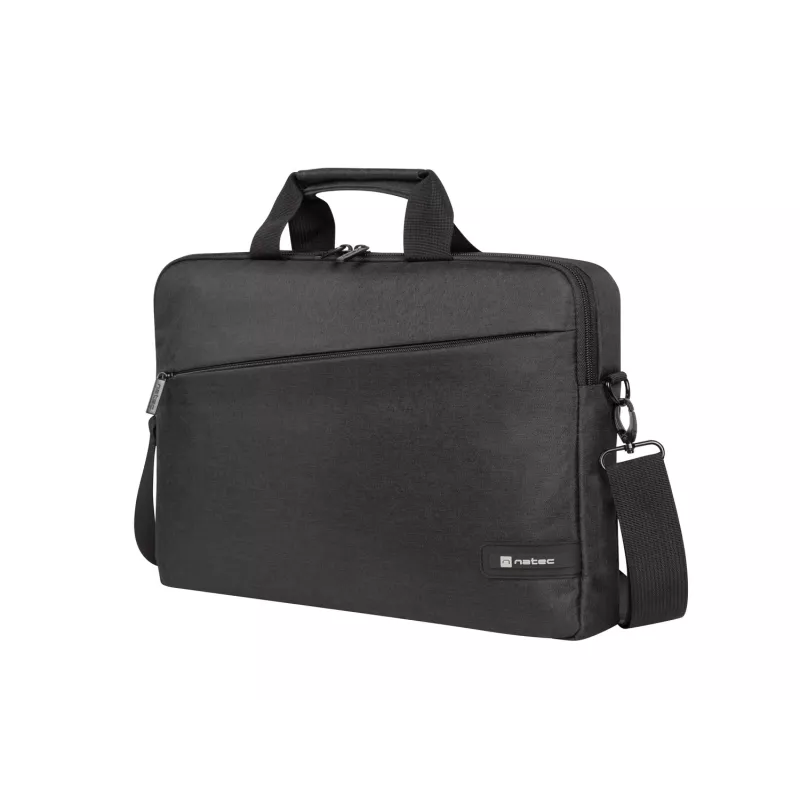 Salkku NATEC Beira 39,6 cm (15,6 inch) — polyesteri, 1 pääosasto, olkahihna, musta