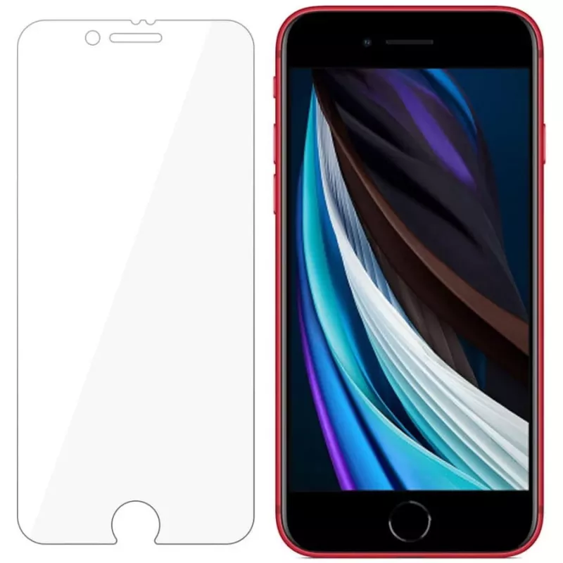 3MK FlexibleGlass hybridinäytönsuoja iPhone SE 2020/2022:lle, 0,2 mm, 7H, läpinäkyvä