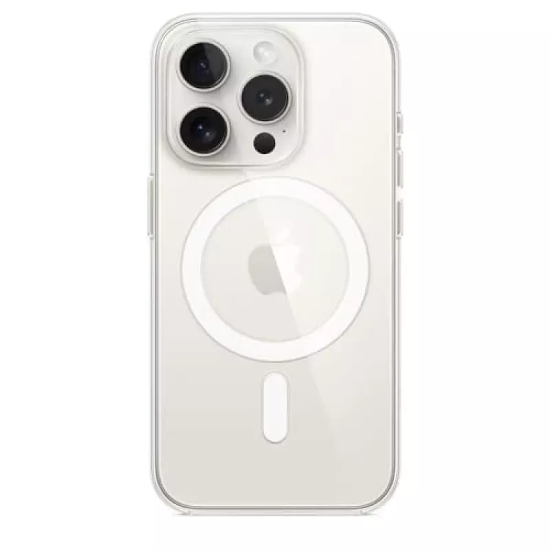 Apple iPhone 15 Pro -kotelo MagSafe-yhteensopiva – läpinäkyvä