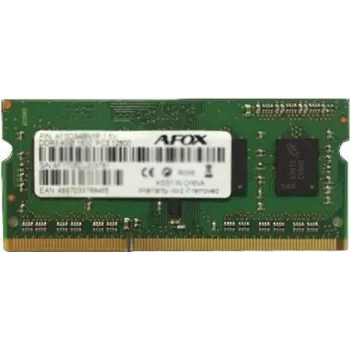 SO-DIMM DDR3 -kannettavan muisti AFOX 8 GB 1333 MHz 1,35 V Single Channel 1x8 GB