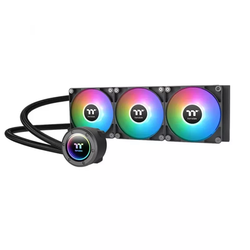 Thermaltake TH420 V2 ARGB prosessori All-in-One-nestejäähdytin 14 cm musta 1 kpl