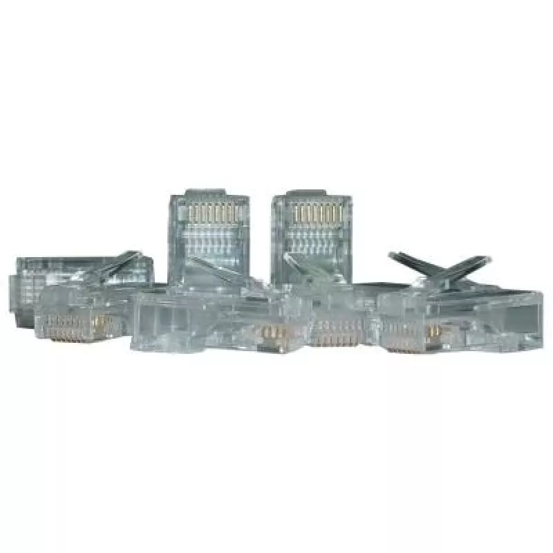 Kaapeliliitin RJ45 DIGITUS X-ML-6U-IMP, läpinäkyvä, pistoke, 100 kpl:n pakkaus