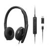 Lenovo 4XD1M45627 kuulokkeet/kuulokemikrofoni johdollinen panta USB Type-C musta