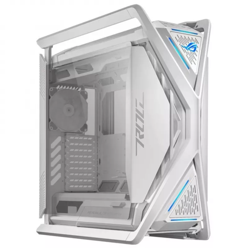 ASUS ROG GR701 Hyperion White, PC, valkoinen, ATX, EATX, micro ATX, Mini-ITX, alumiini, Multi, Front