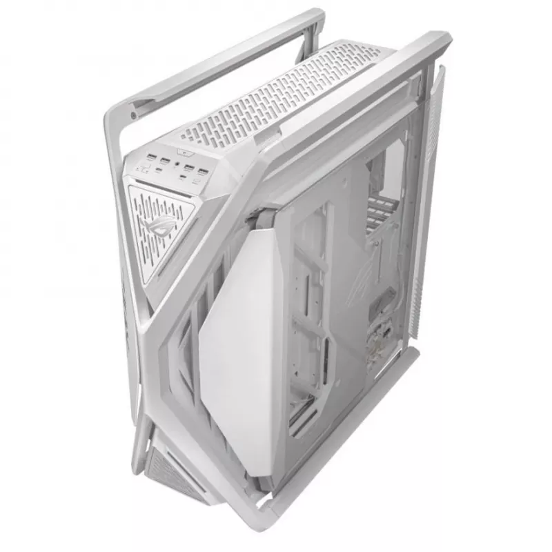 ASUS ROG GR701 Hyperion White, PC, valkoinen, ATX, EATX, micro ATX, Mini-ITX, alumiini, Multi, Front