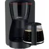 Suodatinkahvinkeitin Bosch TKA2M113, 1,25 l vesisäiliö, 15 kupillista, musta