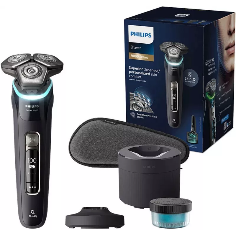 Philips SHAVER Series 9000 S9976/55 miesten parranajokone rotaatioparranajokone trimmeri musta