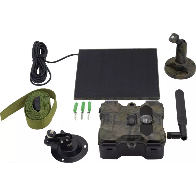 Technaxx 4G Wildcam TX-189 ulkokamera 4MP CMOS aurinkopaneeli