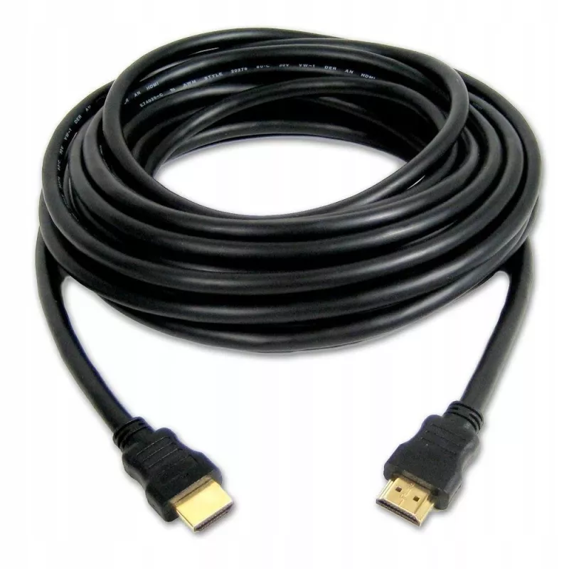 SAVIO HDMI (uros) -kaapeli, 20 m, musta, kultakontaktit, v1.4 High Speed, Ethernet/3D CL-75