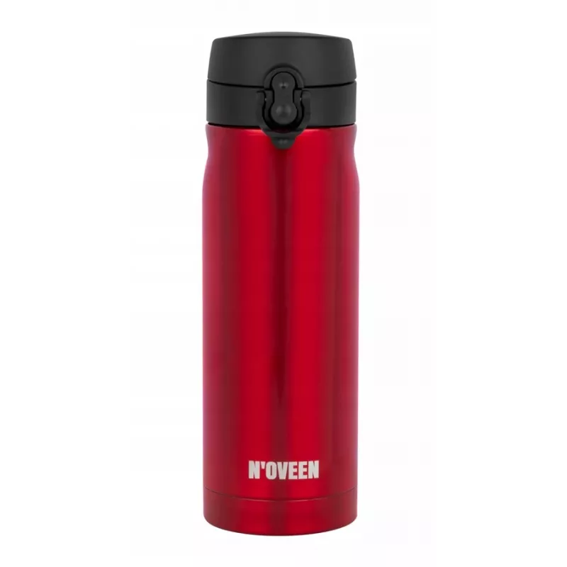 Termospullo NOVEEN TB825 400 ml – eristetty ruostumaton teräsjuomapullo, punainen