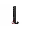 ACAR F5 POWER musta 5 AC-lähtöä 230 V 10 m