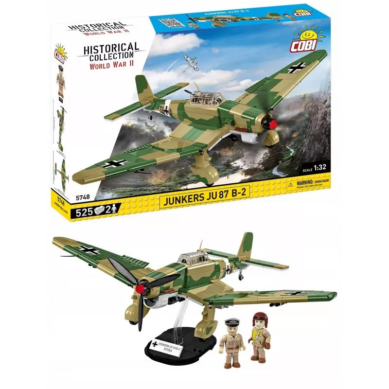 Cobi 1/32 mittakaava Junkers Ju 87 B-2 rakennussarja