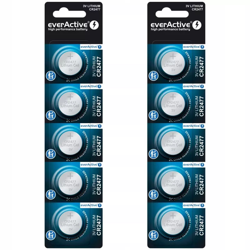 Litiumparisto everActive CR2477 - blisteri 5 kpl