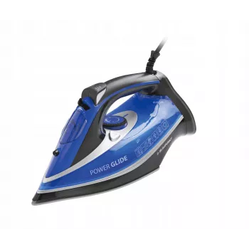 Blaupunkt HSI401 silitysrauta höyrysilitysrauta ruostumaton teräspohja 2600 W sininen, valkoinen