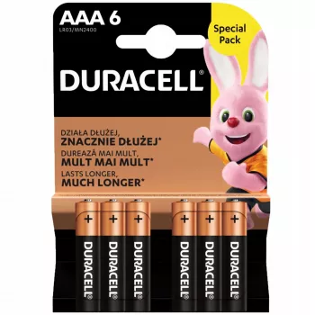 Paristo Duracell AAA R03 6 kpl