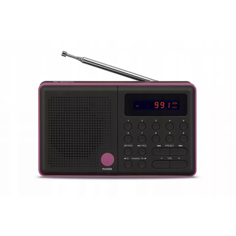 Radio Pliszka USB, FM musta