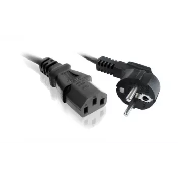 Virtakaapeli SAVIO CL-146 — 3 m, IEC C13 IEC Type E -pistokkeeseen, musta