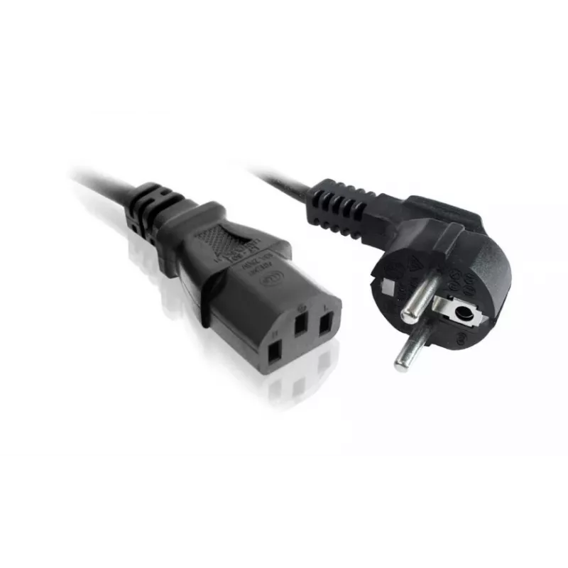 Virtakaapeli SAVIO CL-146 — 3 m, IEC C13 IEC tyyppi E -pistokkeeseen, musta