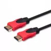 Savio CL-141 HDMI-kaapeli 10 m HDMI tyyppi A (Standard) musta, punainen