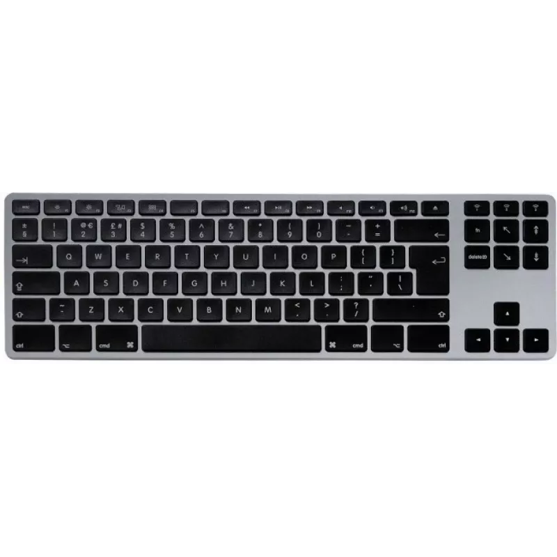 Mekaaninen näppäimistö Matias FK408BTB-UK Tenkeyless Bluetooth alumiini Space Gray
