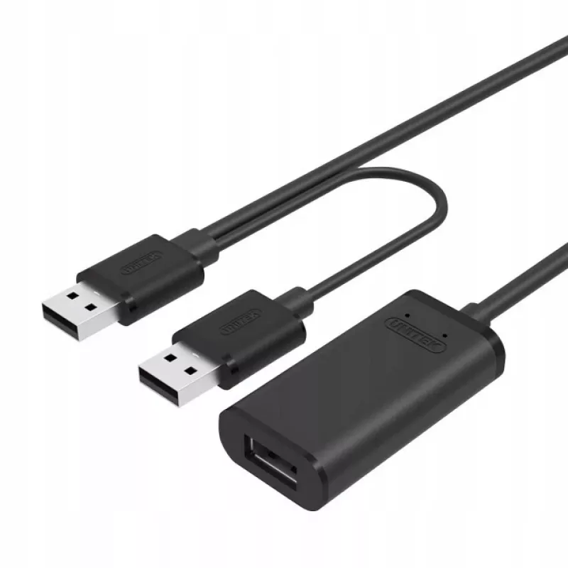 Aktiivinen jatkokaapeli USB 2.0, 20m; Y-279