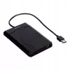 Unitek Y-3036 HDD/SSD-kotelo, 2,5″ SATA III 6G, USB 3.0, UASP, musta