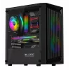 Tietokonekotelo Logic Concept Atos AM-ATOS-10-0000000-0002 ATX musta