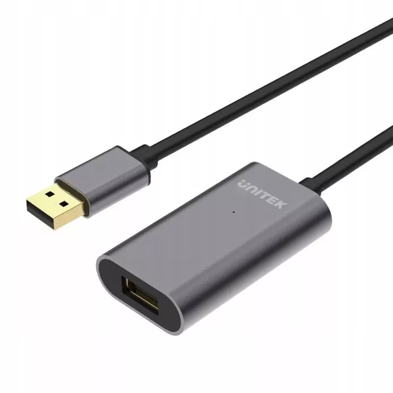 USB-kaapeli UNITEK Y-271 5 m USB 2.0 harmaa
