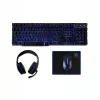 Näppäimistö ja hiiri sisältäen Rebeltec SHERMAN pelit USB QZERTY englanti musta