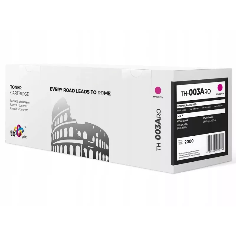 Värikasetti TH-003ARO (HP Q6003A) magenta uudelleenvalmistettu uusi OPC