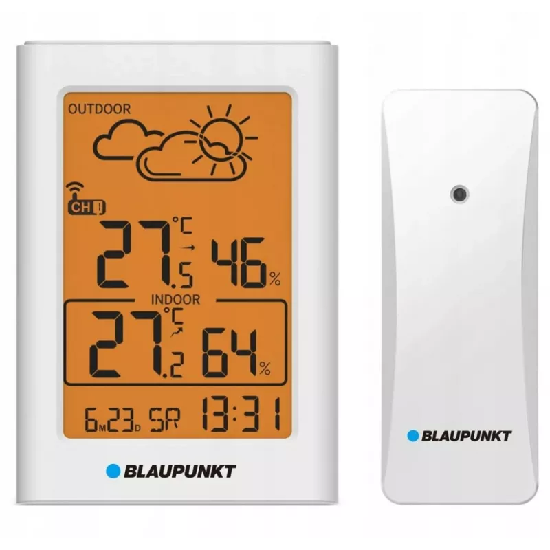 Blaupunkt WS15WH sääasema ulkoanturilla, valkoinen