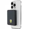 Ferrari virtapankki FEPB5MNCAK 15W 5000mAh musta/musta Metal Logo MagSafe