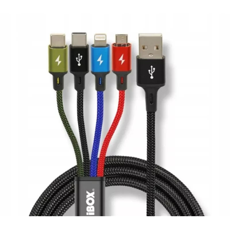 Universal 4 in 1 -latauskaapeli I-BOX USB IKUM4W1