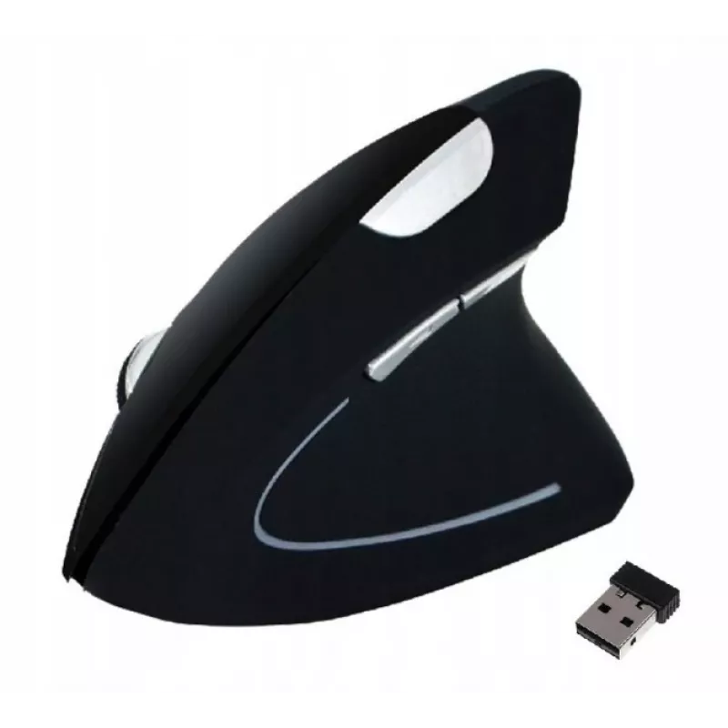 Ergonominen optinen hiiri langaton Rebeltec ERGO