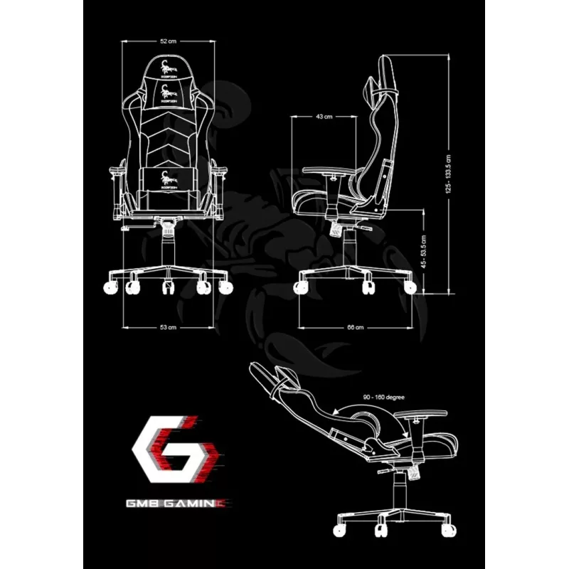 PC-pelituoli Gembird GC-SCORPION-02X
