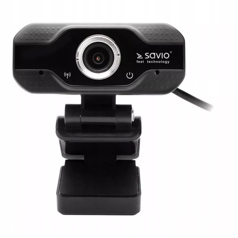 Savio verkkokamera web-kamera USB Full HD sisäänrakennetulla mikrofonilla