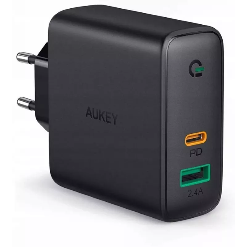 PA-D3 seinälaturi 2xUSB Power Delivery (1xUSB+1xUSB C) 5,4A 60W Dynamic Detect
