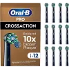 Oral-B Pro CrossAction vaihtoharjaspäät, 12 kpl