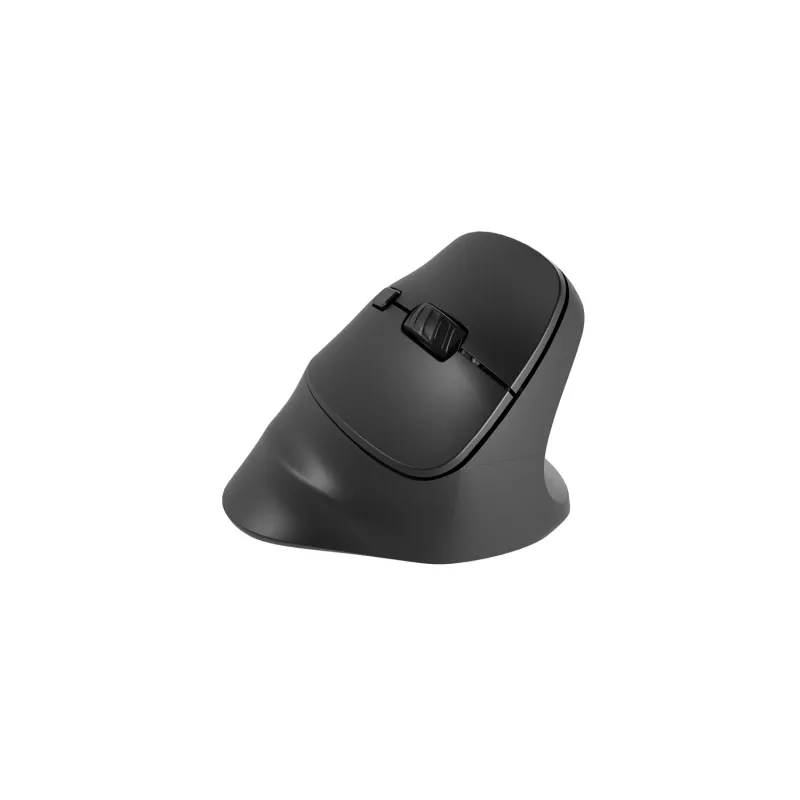 Langaton optinen hiiri NATEC CRAKE 2 — Bluetooth 5.2, 2400 DPI, 6 painiketta, oikeakätinen, musta