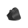 Langaton optinen hiiri NATEC CRAKE 2 — Bluetooth 5.2, 2400 DPI, 6 painiketta, oikeakätinen, musta