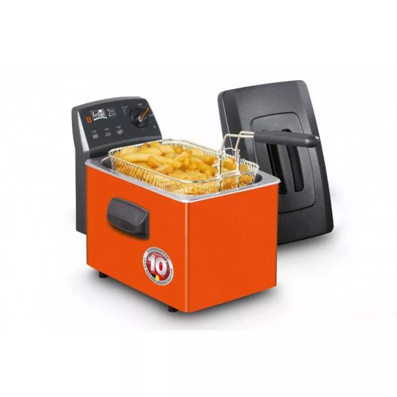 Fritel Turbo SF friteerauskeitin, 3 L, oranssi