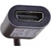 UNITEK V1420A videokaapelisovitin 0,15 m USB Type-C HDMI harmaa