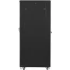 Lanberg FF01-8042-23B vapaasti seisova 19 tuuman palvelinkaappi 42U 800x1000 mm, reikäinen verkko-ovi, purkupakkaus (flat pack), musta
