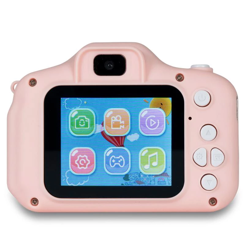 Lasten digitaalikamera DENVER KCA-1340RO — kompakti 85 g, pinkki