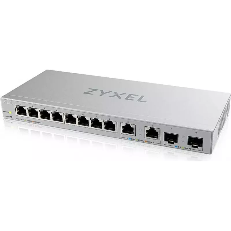 Zyxel XGS1210-12-ZZ0102F verkkokytkin hallittava Gigabit Ethernet (10/100/1000) harmaa