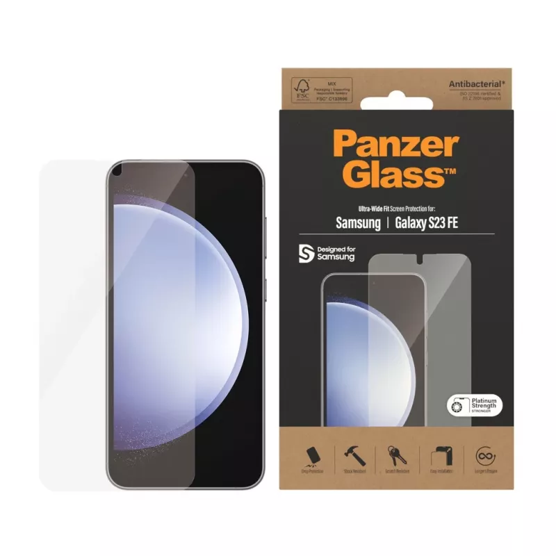PanzerGlass ® näytönsuojakalvo Samsung Galaxy S23 FE | Ultra-Wide Fit