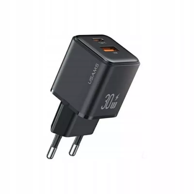 usams latausadapteri USB-C + USB-A PD 3.0 30W CC189TC01