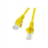 Lanberg PCU5-20CC-0025-Y Cat.5e UTP -kytkentäkaapeli, 0,25 m, keltainen, 10 kpl:n pakkaus